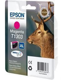 Картридж Epson C13T13034012 (№T1303XL), Объем: 10,1 мл, Копий ( ISO 19752): 600, Цвет: Пурпурный, Совместимост