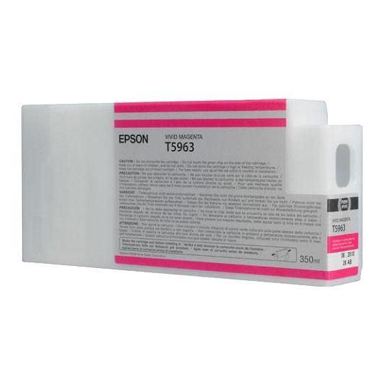Картридж Epson C13T596300 (№T5963), Объем: 350 мл, Цвет: Пурпурный, Совместимость: Stylus Pro 7700, 7890, 7900