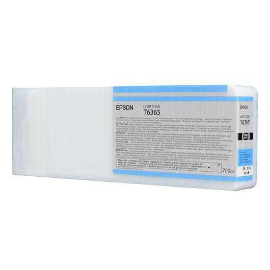 Картридж Epson C13T636500 (№T6365), Объем: 700 мл, Цвет: Светло-голубой, Совместимость: Stylus Pro 7700, 7890,