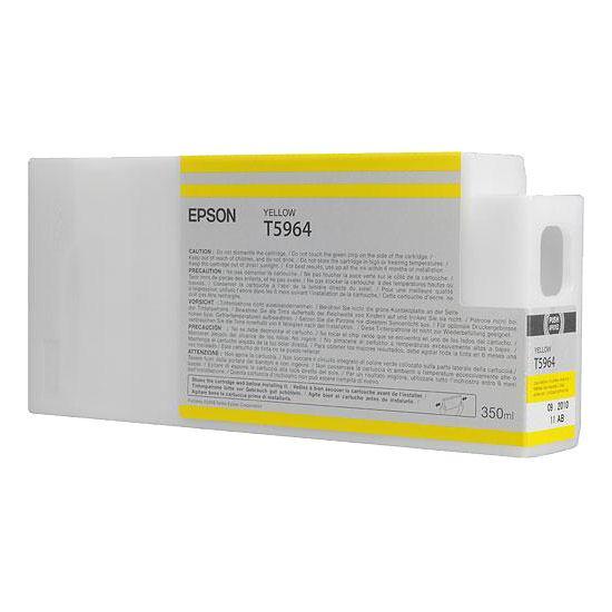 Картридж Epson C13T596400 (№T5964), Объем: 350 мл, Цвет: Жёлтый, Совместимость: Stylus Pro 7700, 7890, 7900, 9