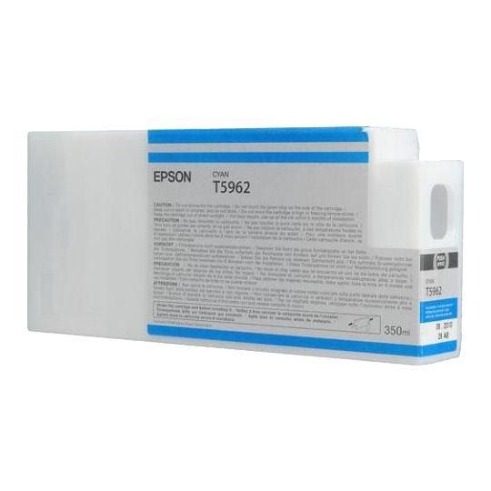 Картридж Epson C13T596200 (№T5962), Объем: 350 мл, Цвет: Голубой, Совместимость: Stylus Pro 7700, 7890, 7900,
