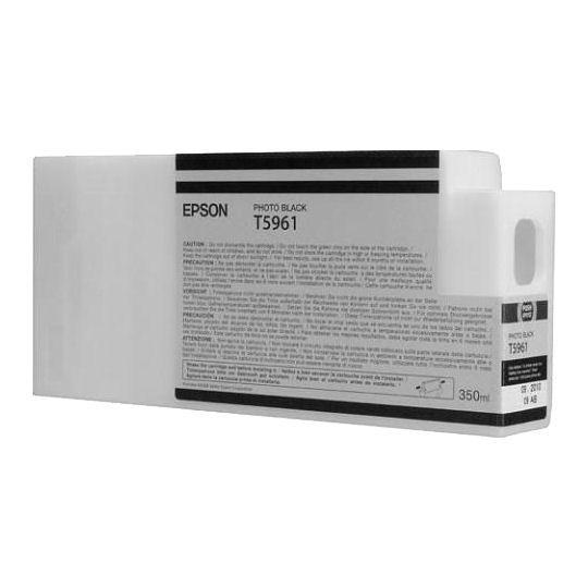 Epson C13T596100 (№T5961), Объем: 350 мл, Цвет: фото чёрный, Совместимость: Stylus Pro 7700, 7890, 7900, 9700
