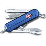 Нож складной карманный Victorinox Signature Sapphire, Функционал: Туризм, Кол-во функций: 7 в 1, Цвет: Синий (