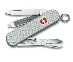 Нож складной карманный Victorinox Alox Classic, Кол-во функций: 5 в 1, Цвет: Серебристый, (0.6221.26 )
