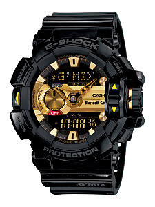 Часы электронные наручные мужские Casio G-SHOCK GBA-400-1A9, Механизм: Кварц, Браслет: Ремешок из полимерного