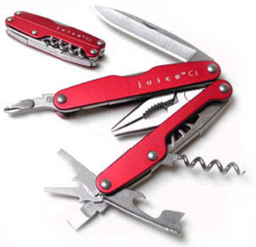 Мультитул карманный Leatherman Joice C2, Кол-во функций: 12 в 1, Цвет: Красный, (JС2)