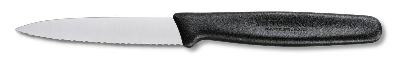 Нож кухонный Victorinox Paring Knife Serrated Pointed, Общая длина: 188 мм, Длина клинка: 80 мм, Материал кли