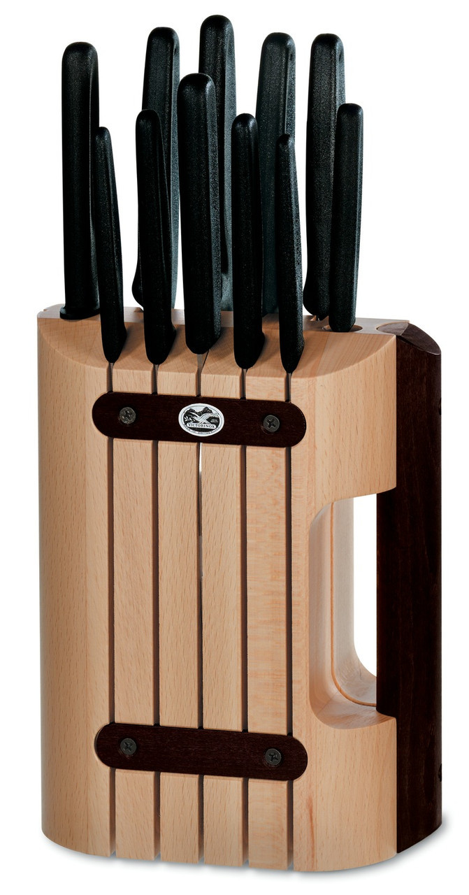 Набор ножей кухонных Victorinox Cutlery Block, Материал клинка: Нержавеющая сталь, Материал рукояти: Полипропи
