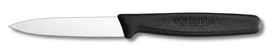 Нож кухонный Victorinox Paring Knife Pointed, Общая длина: 188 мм, Длина клинка: 80 мм, Материал клинка: Нерж