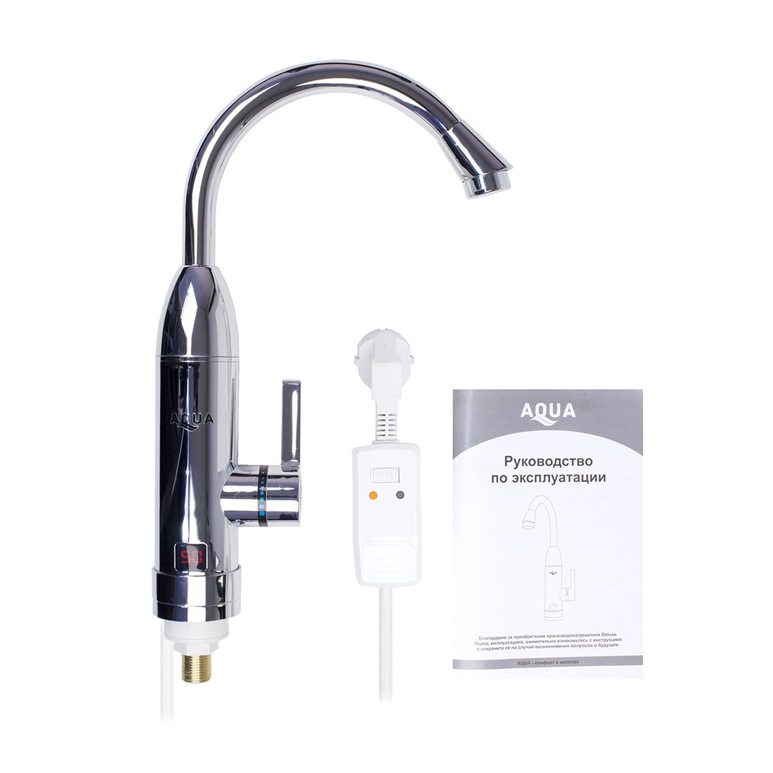 Бытовой кран с подогревом воды AQUA WH103W