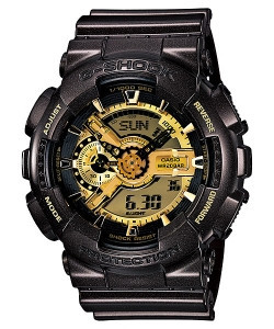 Часы электронные наручные мужские Casio G-SHOCK GA-110BR-5ADR, Механизм: Кварц, Браслет: Ремешок из полимерног