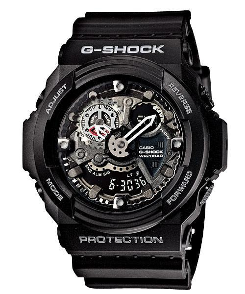 Часы электронные наручные мужские Casio G-SHOCK GA-300-1ADR, Механизм: Кварц, Браслет: Ремешок из полимерного