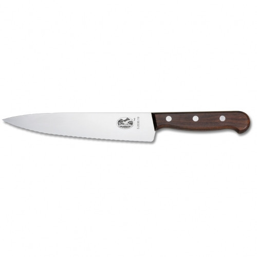 Нож разделочный Victorinox Carving Knife Serrated Rosewood, Длина клинка: 250 мм, Материал клинка: Нержавеющая