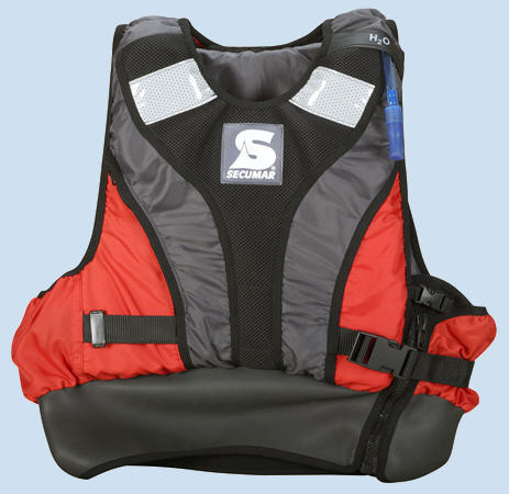 Спасательный жилет Secumar Jump racer, M, 60-100 кг, Класс: EN393, Плавучесть: 50N, Цвет: Разноцветный