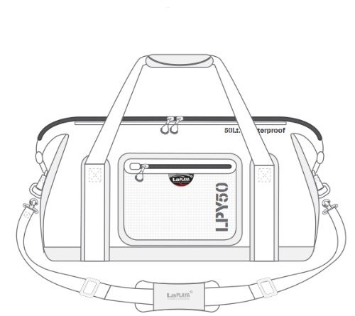 Сумка водонепроницаемая LaPlaya Dry Bag Trapeze, 50 л, Цвет: Чёрный, (800401)