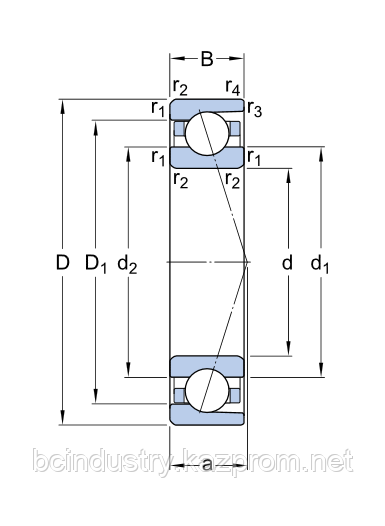7015 ACD/P4A  подшипник SKF