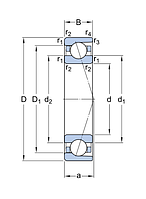 7015 ACD/P4A  подшипник SKF