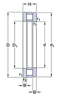 81120 TN   подшипник  SKF