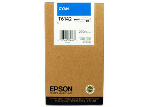 Картридж Epson C13T613200 (№T6132), Объем: 110 мл, Цвет: Голубой, Совместимость: Stylus Pro 4400, 4450