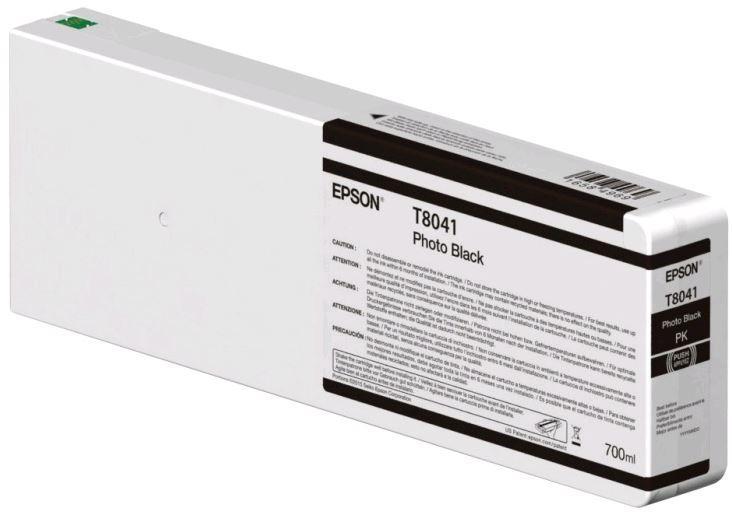 Картридж Epson C13T804100 (№T8041), Объем: 700 мл, Цвет: Чёрный, Совместимость: SureColor SC-P6000/SC-P7000/SC