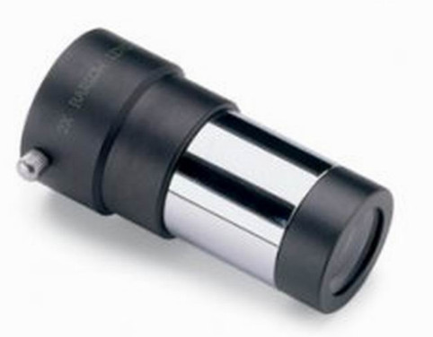 Окуляр для телескопа Bushnell Barlow 2 x, Оптическая схема: Барлоу, Диаметр: 1,25" / 3.18 см, (780105)
