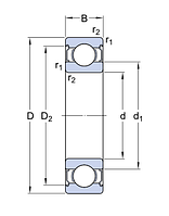 16003 подшипник SKF