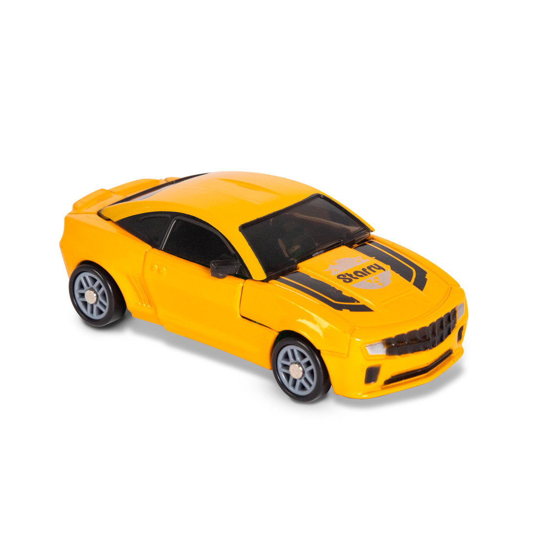 Игрушка трансформер Rastar RS Transformable car S, Трансформации: Робот, автомобиль, Цвет: Жёлтый, (66240Y)