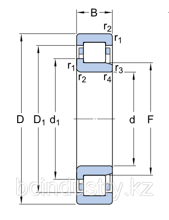 NJ 2218 ECM/C3   подшипник SKF