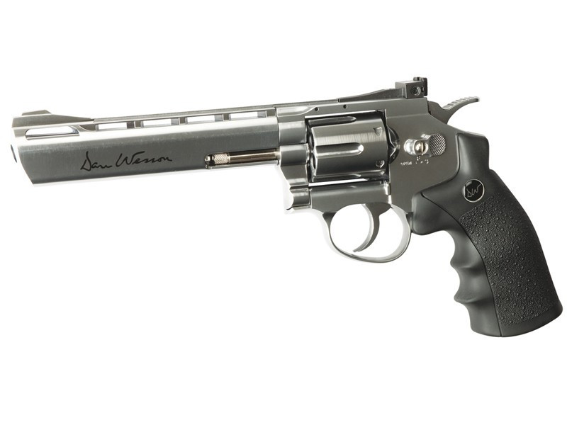 Револьвер для страйкбола ASG Dan Wesson 6", Калибр: 4,5 мм (.177, BB), Дульная энергия: 1,9 Дж, Ёмкость магаз