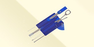 Швейцарская карта маникюрный набор Victorinox SwissCard Sapphire, Функционал: Универсальная, Кол-во функций: 1