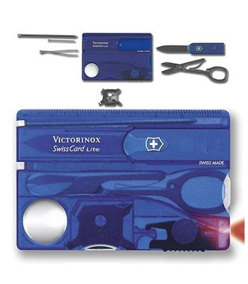 Швейцарская карта маникюрный набор Victorinox SwissCard Lite, Функционал: Универсальная, Кол-во функций: 13 в