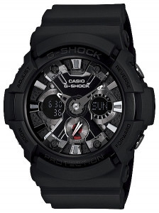 Часы электронные наручные мужские Casio G-SHOCK GA-201-1ADR, Механизм: Кварц, Браслет: Ремешок из полимерного