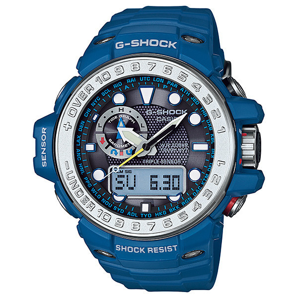 Часы электронные наручные мужские Casio G-SHOCK GWN-1000-2ADR, Механизм: Кварц, Браслет: Каучук, Застежка клас