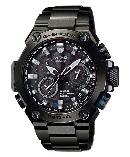 Часы электронные наручные мужские Casio G-SHOCK MRG-G1000B-1A, Механизм: Кварц, Браслет: Да, из прочного титан