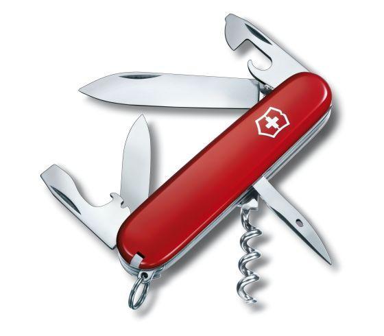 Нож складной офицерский Victorinox Spartan, Кол-во функций: 12 в 1, Цвет: Красный, (1.3603)