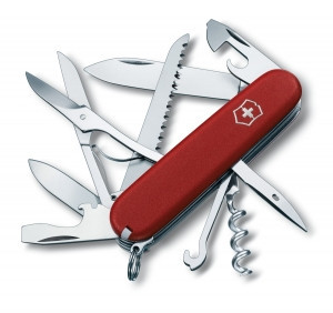 Нож складной охотничий Victorinox EcoLine Huntsman, Функционал: Туризм, Кол-во функций: 16 в 1, Цвет: Красный,