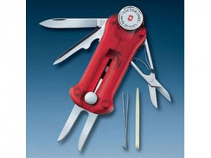 Мультитул для гольфа Victorinox GolfTool, Кол-во функций: 10 в 1, Цвет: Красный, (0.7052.Т)