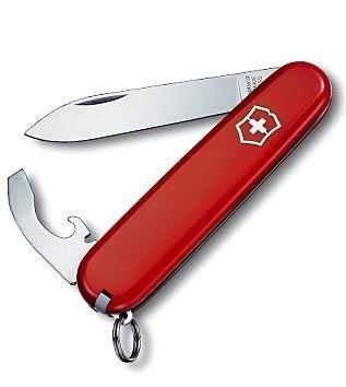 Нож складной офицерский Victorinox EcoLine Bantam, Функционал: Туризм, Кол-во функций: 8 в 1, Цвет: Красный, (