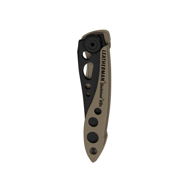Нож складной Leatherman Skeletool KBX, Заточка: Комбинированная, Кол-во функций: 2 в 1, Цвет: Коричневый, (KBX