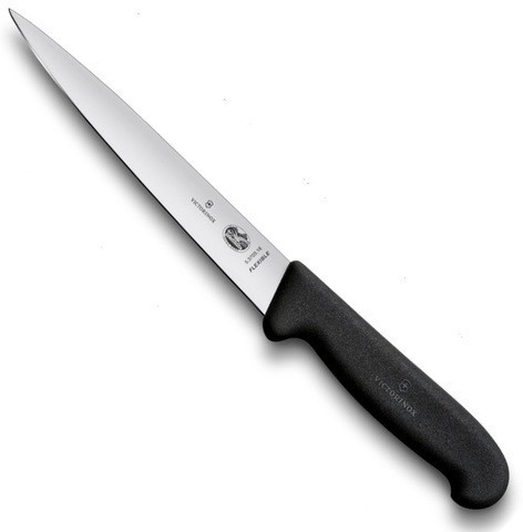 Нож филейный Victorinox Filleting Knife, Общая длина: 289 мм, Длина клинка: 160 мм, Материал клинка: Нержавеющ