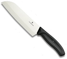Нож кухонный Victorinox Santoku Ceramic White, Длина клинка: 170 мм, Материал клинка: Керамика, Материал рукоя