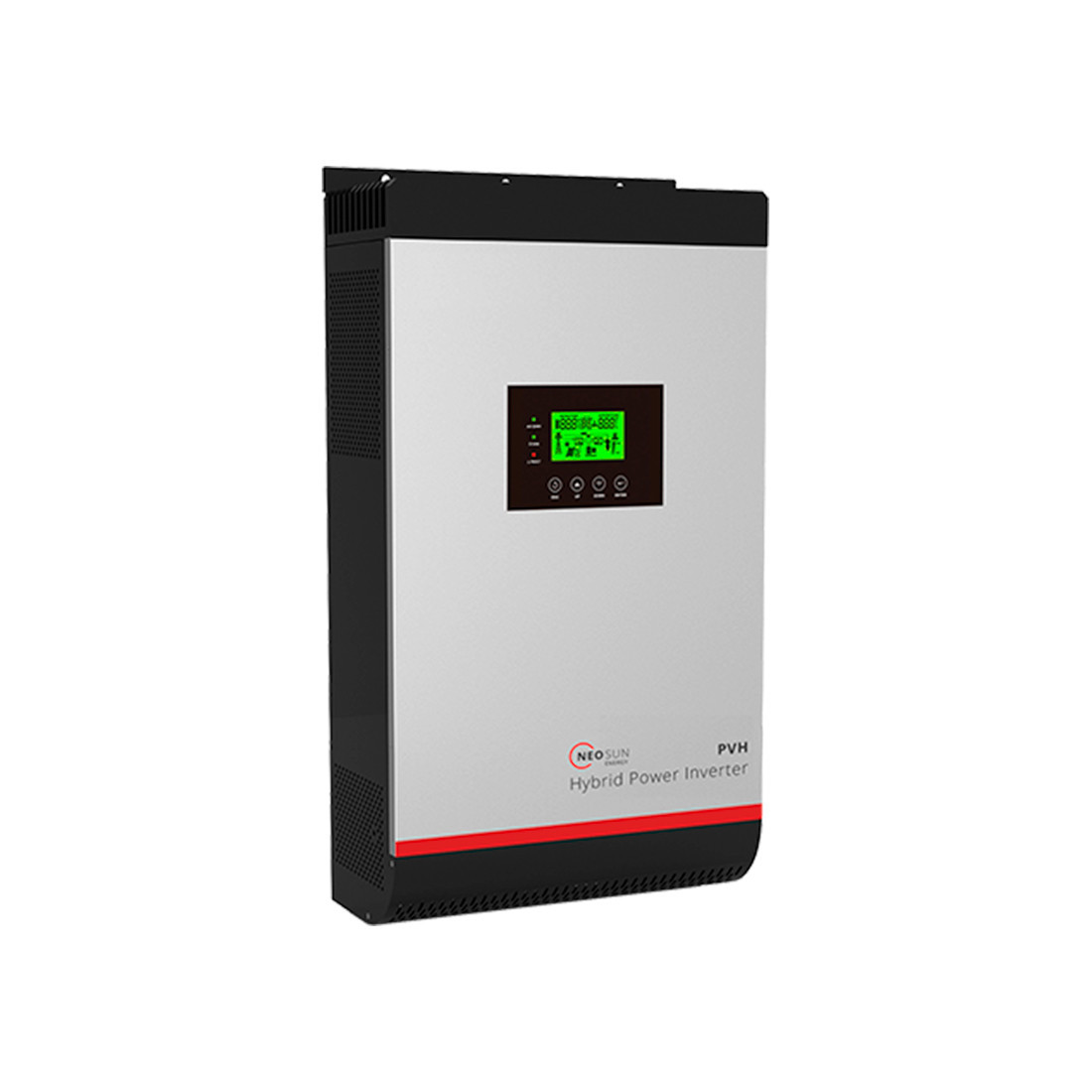 Инвертор NEOSUN PVH-4K, Мощность нагрузки: 4 кВА, Питание: 220 В, 50 Гц, Выход: 220 В, Клемма, Чёрный