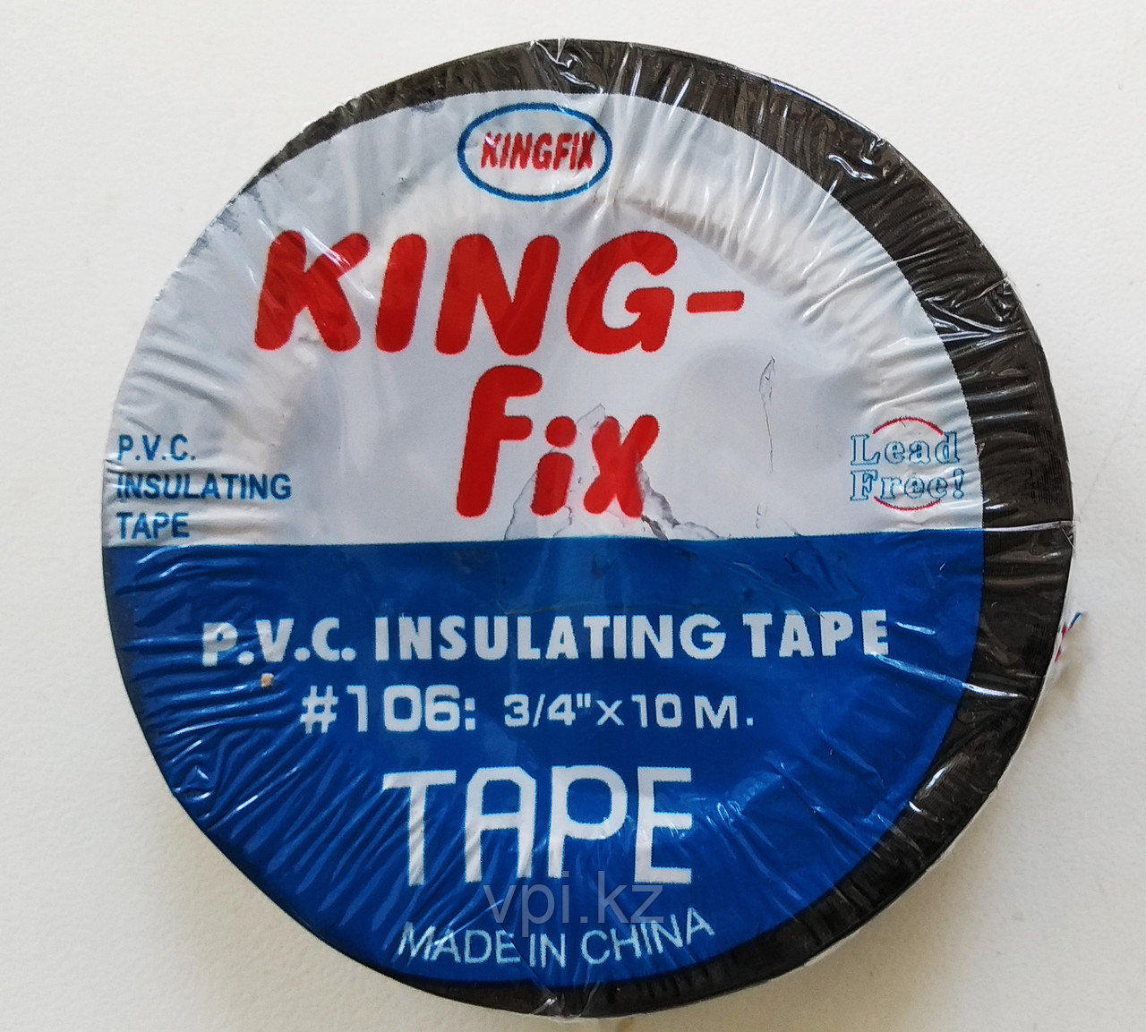 Изолента ПВХ, 10м. KING-FIX