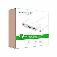 Конвертер USB 3.1(m) Type C на HDMI/USB 3.0 (30377) UGREEN, фото 2