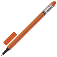 Ручка капиллярная BRAUBERG "Aero", трехгранная, металлический наконечник, 0,4 мм, оранжевая, 142249, фото 2