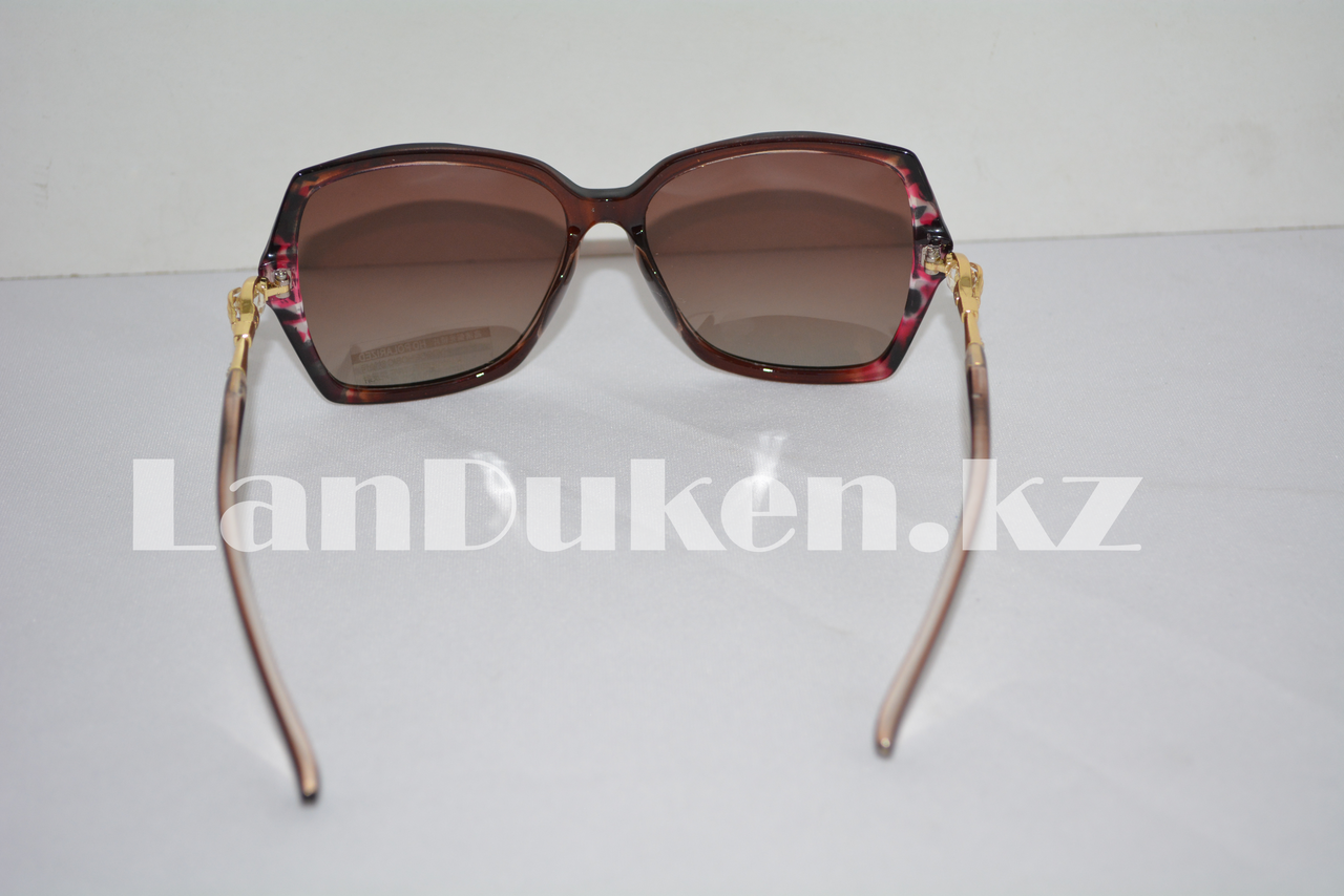 Солнцезащитные очки HD Polarized, тигрово-коричневые с антибликовым и гидрофобным эффектом. - фото 8 - id-p64513985