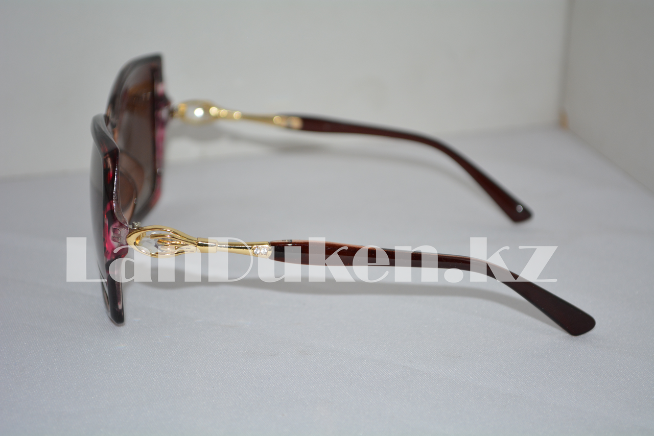 Солнцезащитные очки HD Polarized, тигрово-коричневые с антибликовым и гидрофобным эффектом. - фото 6 - id-p64513985