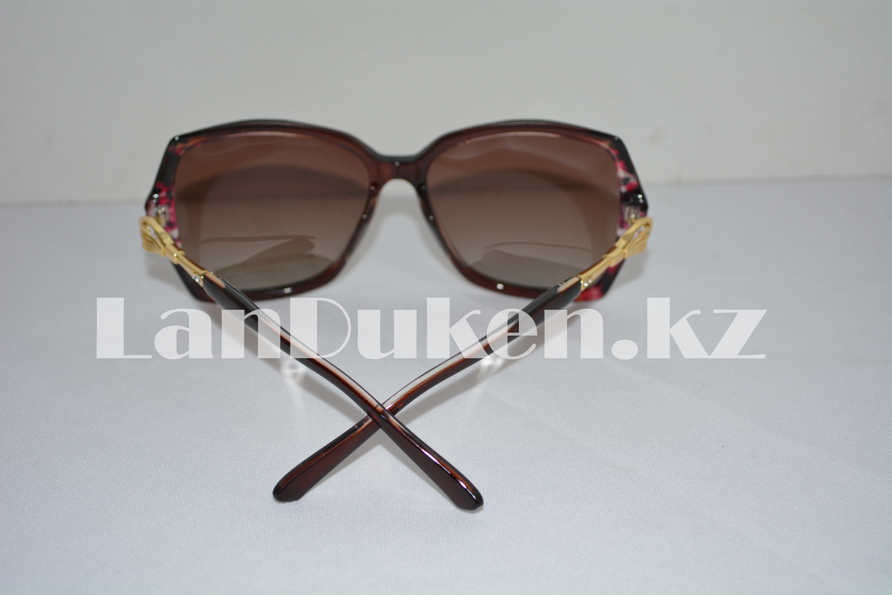 Солнцезащитные очки HD Polarized, тигрово-коричневые с антибликовым и гидрофобным эффектом. - фото 3 - id-p64513985