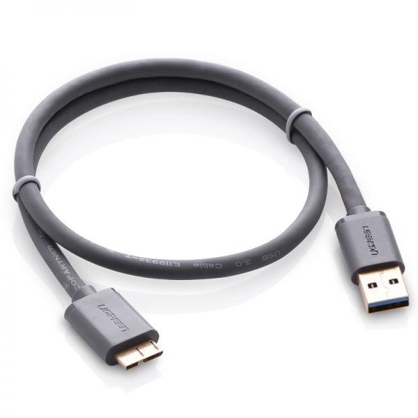Кабель USB 3.0 - micro USB, 5Gbps, 2.1A, 0.5m US130 (10840) UGREEN