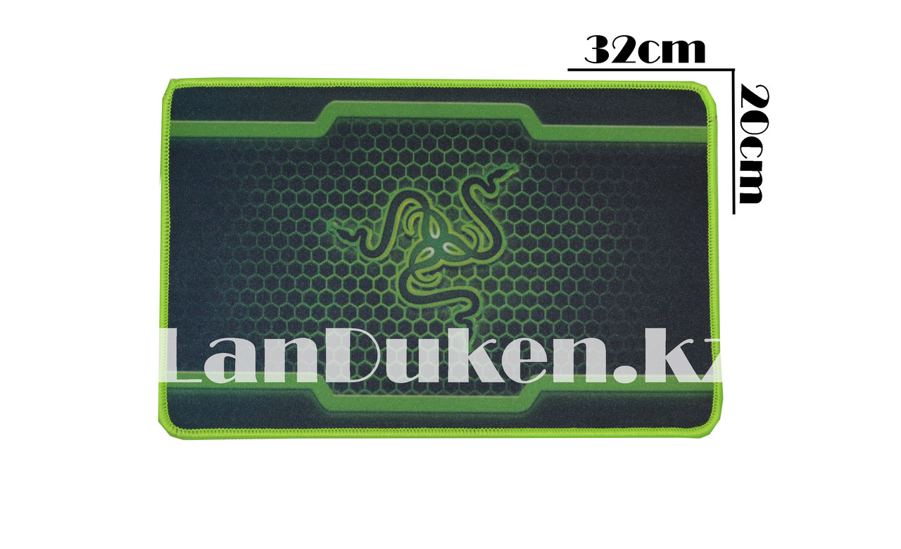 Коврик для мыши прямоугольный Razer Q-3 (зеленый) 320x200mm - фото 1 - id-p64318200